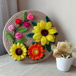 Kompozycja kwiatowa z margaretkami