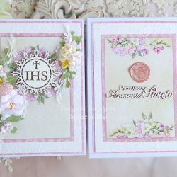 Komunijna kartka w pudełku 638