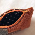 Mała kosmetyczka portmonetka patchwork - 