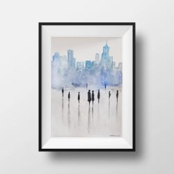 Miasto 3-akwarela A5 Miasto 3-akwarela A5