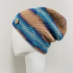 Czapka przejściowa cienka beanie smerf bawełna 10 - cienka czapka