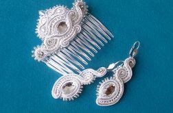 Komplet Biało-srebrzysty dla Pani Karoliny