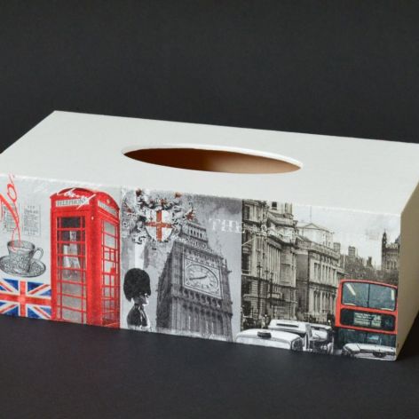 Chustecznik-pudełko na chusteczki Londyn