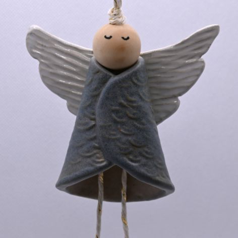 Aniołek niebiesko-szary 01
