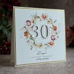 Kartka na 30 urodziny z personalizacją, BH 65 - Kartka na 30 urodziny