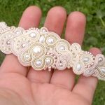 Bransoletka Kremowo-złota - 