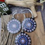 Komplet ręcznie malowanych bombek świątecznych - Mandala - 2