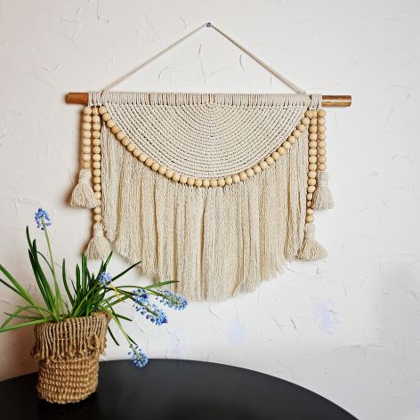 Makrama Ścienna „Aura Spokoju”