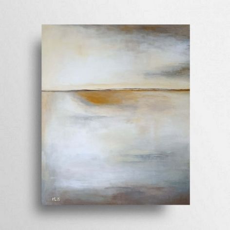 Abstrakcja -obraz akrylowy formatu -60/50 cm .