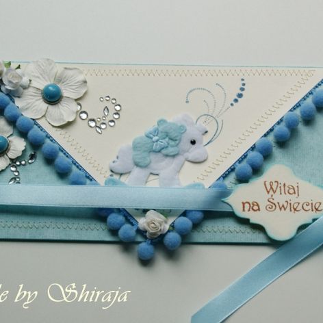 Kartka z okazji narodzin- REZERWACJA dla pani Beaty