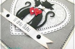 Kartka na ślub z kotkami 2