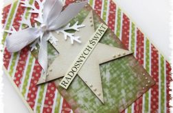 Kartka świąteczna z gwiazdą