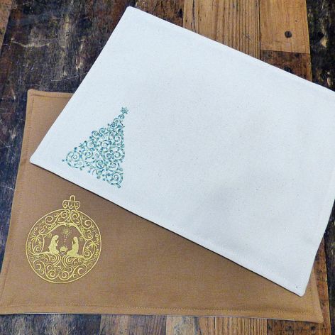 Świąteczne podkładki pod talerz - 4 szt