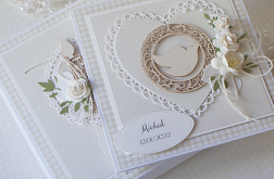 Kartka Pamiątka Chrztu Świętego w pudełku v.5