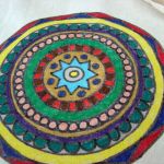 torba mandala ręcznie malowana - 