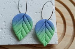 "Flora II"- kolczyki z gliny polimerowej.