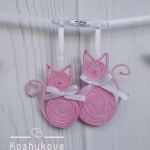 Girlanda gwiazdki kotki różowa - null