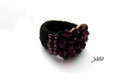 Szydełkowy pierścionek