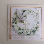 Kartka na Bierzmowanie z gołąbkiem - 