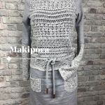 Tunika / sweterek  szara M - 
