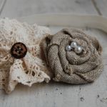 Opaska niemowlęca  - Rustykalna - 