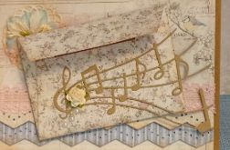 Kartka Pastelowe nutki