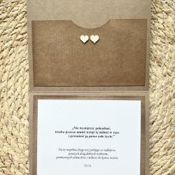 008,kartka na ślub w szczęśliwą podróż do koperty