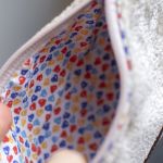 Kosmetyczka MIDI beżowy baranek - 