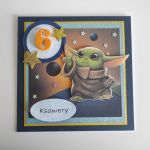Kartka urodzinowa Star Wars baby Yoda  - Kartka urodzinowa Star Wars