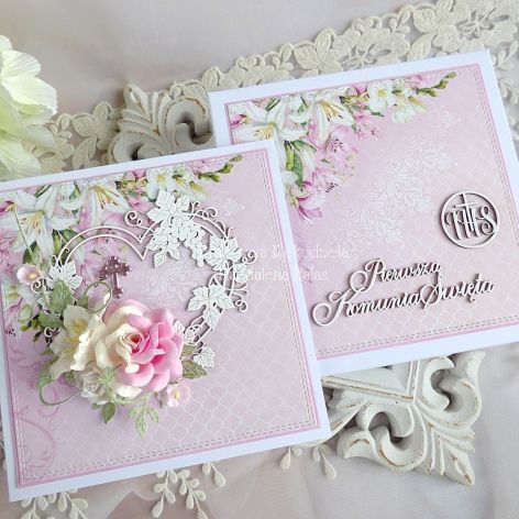 Komunijna kartka w pudełku 633