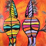 Barwy miłości kompozycja,  40x50x2 cm - 