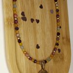 Naszyjnik "Zachód słońca" - Naszyjnik na wiosnę/lato