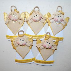 Złote serca - anioły - chrzest, komunia święta, 