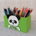 Przybornik na kredki Panda O2k22 - organizer na biurko