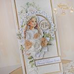 Kartka pamiątka komunijna "SimpleStory"GOTOWA - 