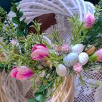 Wianek wielkanocny 30 cm - 