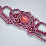 Bransoletka z różowym kamieniem - bransoletka jest oryginalna i pięknie prezentuje się na nadgarstku