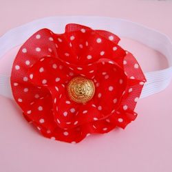 Retro opaska niemowlęca "W kropeczki"