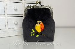 Portmonetka welurowa damska “Praszek”