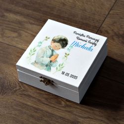 Pudełko na łańcuszek - prezent na komunię 2