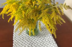 Bieżnik ręcznie robiony,obrus na stół mech ,35x80cm 5mm.