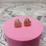 Kolczyki z żywicy epoksydowej - KOPERKOWE LOVE - Kolczyki z żywicy epoksydowej - KOPERKOWE LOVE