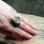 Jaspisowiec - pierścionek z jaspisem