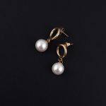 Kolczyki bombki perłowe - Kolczyki bombki perłowe