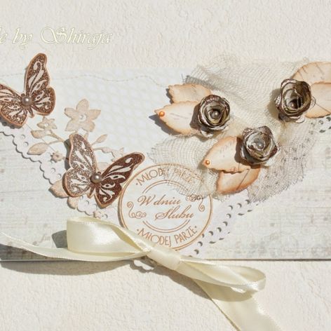 Kopertówka z okazji ślubu ' retro melody' 