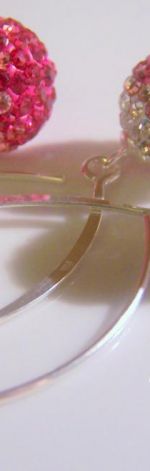 RÓŻOWY KOMPLET SWAROVSK - wyprzedaż