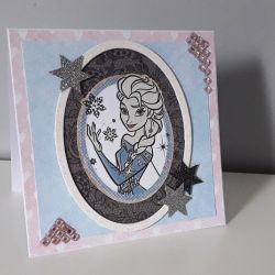 Kartka na urodziny Elsa Kraina Lodu Kartka na urodziny Elsa Kraina Lodu