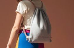 Workoplecak damski MAMA jasny szary róż I