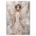 Anioł w Odcieniach Beżu 40x50 cm, 8-2-0041 - wizualizacja