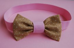 Opaska niemowlęca - PasteLOVE beżowe